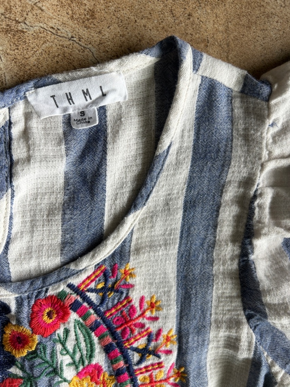 THML Cotton Embroidered Top - Picture 4 of 7